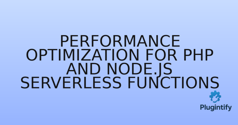 Read more about the article Performance Optimization for PHP and Node.js Serverless Functions