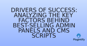 Read more about the article Drivers of Success: Analyzing the Key Factors Behind Best-Selling Admin Panels and CMS Scripts