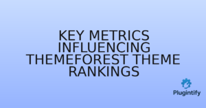 Read more about the article Key Metrics Influencing ThemeForest Theme Rankings