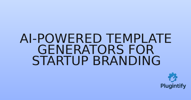 Read more about the article AI-Powered Template Generators for Startup Branding