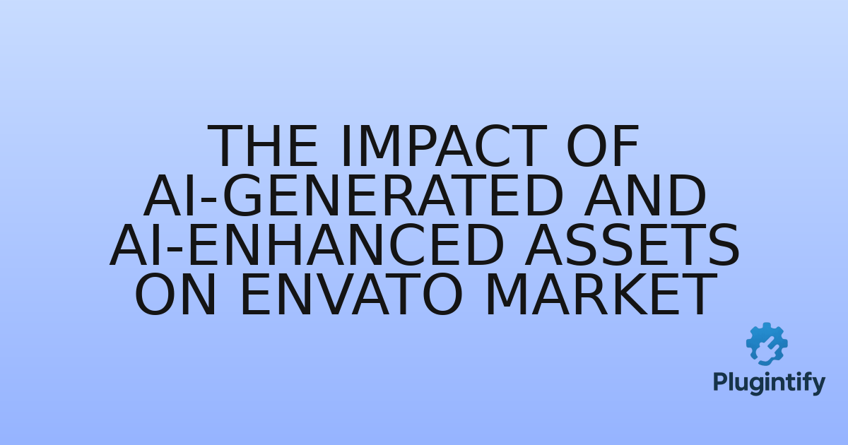 You are currently viewing The Impact of AI-Generated and AI-Enhanced Assets on Envato Market