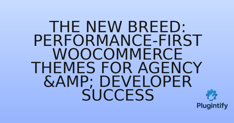 Read more about the article The New Breed: Performance-First WooCommerce Themes for Agency & Developer Success