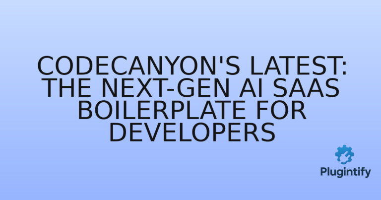 Read more about the article CodeCanyon’s Latest: The Next-Gen AI SAAS Boilerplate for Developers
