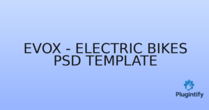 Read more about the article Evox – Electric Bikes PSD Template