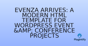 Read more about the article Evenza Arrives: A Modern HTML Template for WordPress Event & Conference Projects