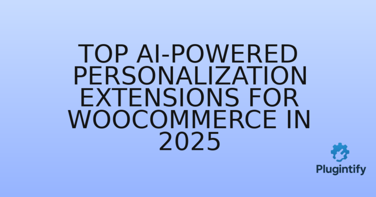 Read more about the article Top AI-Powered Personalization Extensions for WooCommerce in 2025