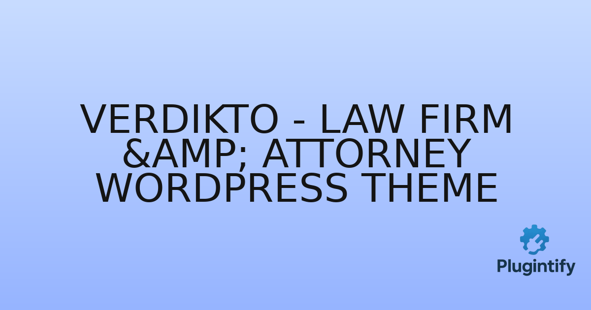 You are currently viewing Verdikto – Law Firm & Attorney WordPress Theme