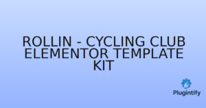 Read more about the article Rollin – Cycling Club Elementor Template Kit