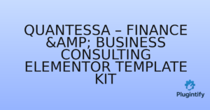 Read more about the article Quantessa – Finance & Business Consulting Elementor Template Kit