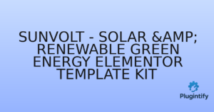 Read more about the article Sunvolt – Solar & Renewable Green Energy Elementor Template Kit