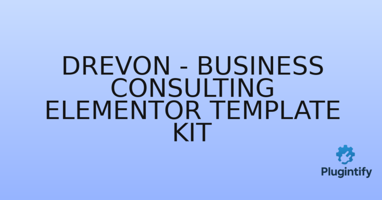 Read more about the article Drevon – Business Consulting Elementor Template Kit