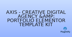 Read more about the article Axis – Creative Digital Agency & Portfolio Elementor Template Kit