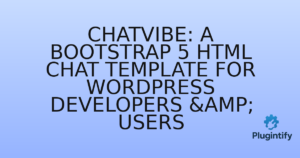 Read more about the article Chatvibe: A Bootstrap 5 HTML Chat Template for WordPress Developers & Users