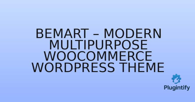 Read more about the article Bemart – Modern Multipurpose WooCommerce WordPress Theme