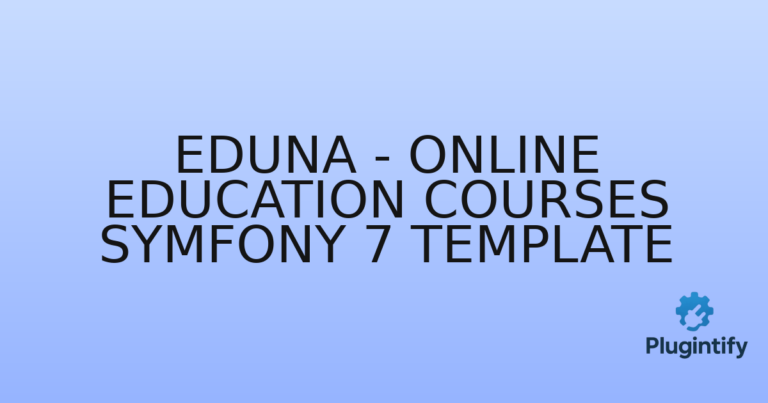 Read more about the article Eduna – Online Education Courses Symfony 7 Template