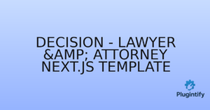 Read more about the article Decision – Lawyer & Attorney Next.js Template