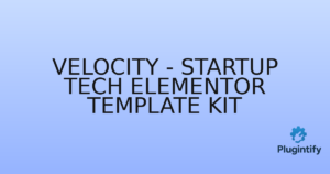 Read more about the article Velocity – Startup Tech Elementor Template Kit