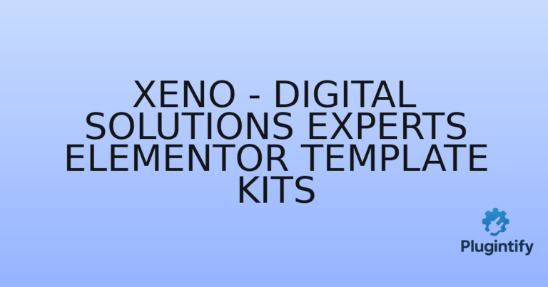 Read more about the article Xeno – Digital Solutions Experts Elementor Template Kits