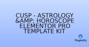 Read more about the article Cusp – Astrology & Horoscope Elementor Pro Template Kit