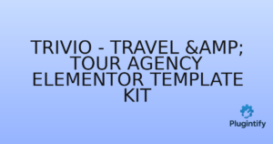 Read more about the article Trivio – Travel & Tour Agency Elementor Template Kit