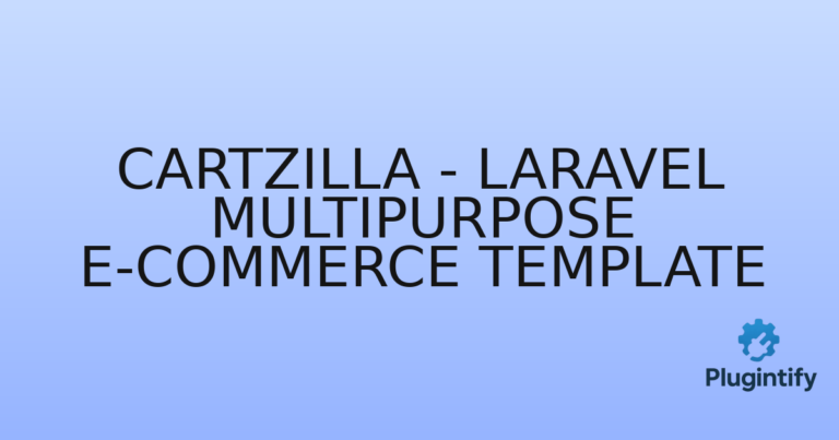 Read more about the article Cartzilla – Laravel Multipurpose E-Commerce Template