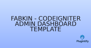Read more about the article Fabkin – Codeigniter Admin Dashboard Template