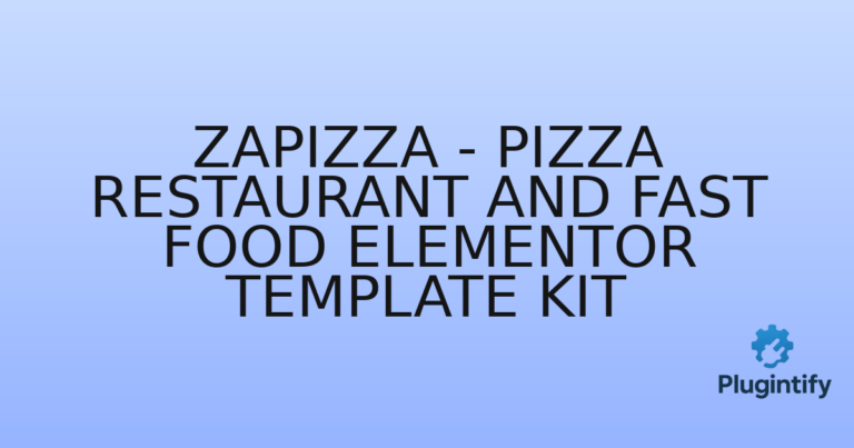 Read more about the article Zapizza – Pizza Restaurant and Fast Food Elementor Template Kit