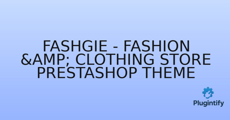 Read more about the article Fashgie – Fashion & Clothing Store Prestashop Theme