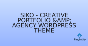 Read more about the article Siko – Creative Portfolio & Agency WordPress Theme