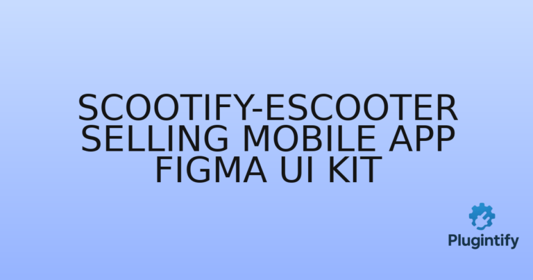 Read more about the article Scootify-EScooter Selling Mobile App Figma Ui Kit