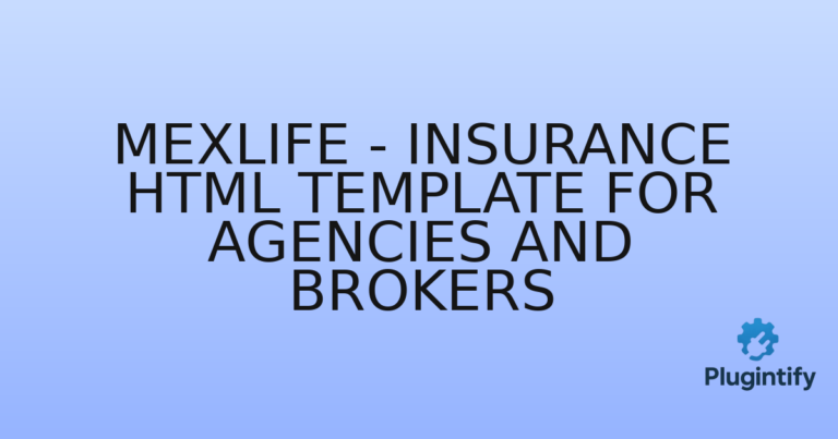 Read more about the article Mexlife – Insurance HTML Template for Agencies and Brokers