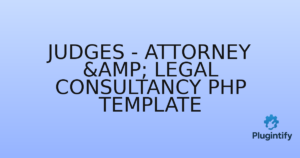 Read more about the article Judges – Attorney & Legal Consultancy PHP Template