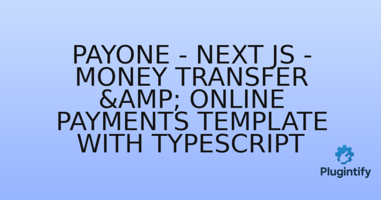 Read more about the article PayOne – Next Js – Money transfer & online payments Template With Typescript