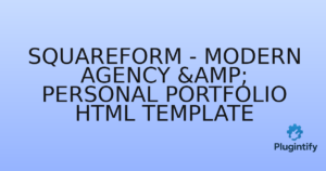 Read more about the article Squareform – Modern Agency & Personal Portfolio HTML Template
