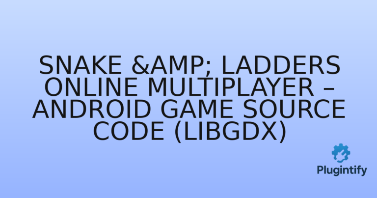 Read more about the article Snake & Ladders Online Multiplayer – Android Game Source Code (Libgdx)