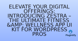 Read more about the article Elevate Your Digital Offerings: Introducing Zestra – The Ultimate Fitness & Wellness App UI Kit for WordPress Pros