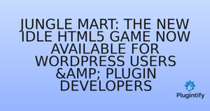 Read more about the article Jungle Mart: The New Idle HTML5 Game Now Available for WordPress Users & Plugin Developers