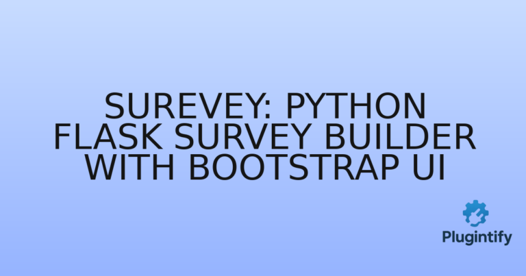 Read more about the article SureVey: Python Flask Survey Builder with Bootstrap UI