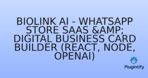 Read more about the article BioLink AI – WhatsApp Store SaaS & Digital Business Card Builder (React, Node, OpenAI)