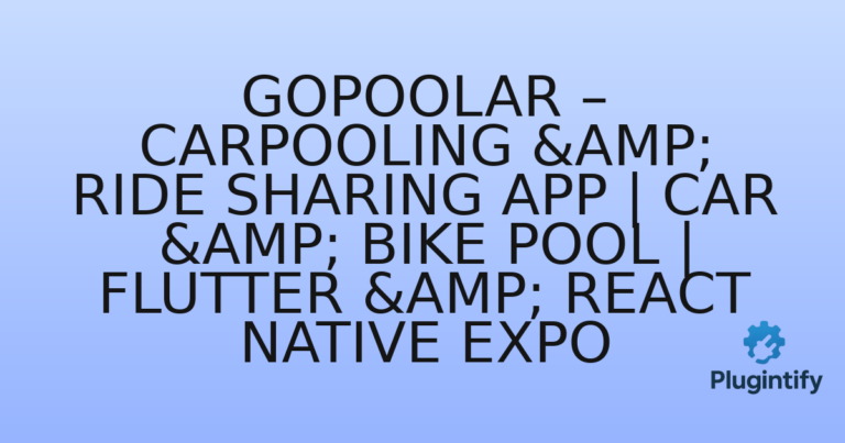 Read more about the article GoPoolar – Carpooling & Ride Sharing App | Car & Bike Pool | Flutter & React Native Expo