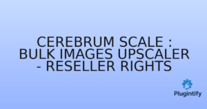 Read more about the article Cerebrum Scale : Bulk Images Upscaler – Reseller Rights
