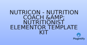 Read more about the article Nutricon – Nutrition Coach & Nutritionist Elementor Template Kit