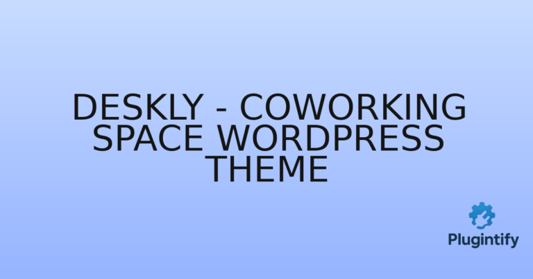Read more about the article Deskly – Coworking Space WordPress Theme