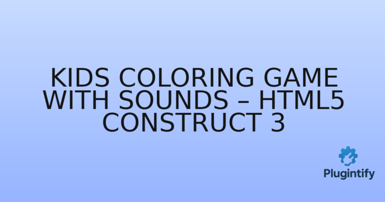 Read more about the article Kids Coloring Game with Sounds – HTML5 Construct 3