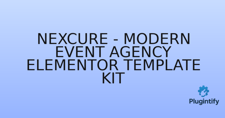 Read more about the article Nexcure – Modern Event Agency Elementor Template Kit