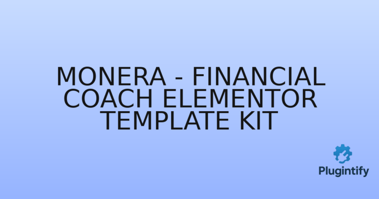 Read more about the article Monera – Financial Coach Elementor Template Kit