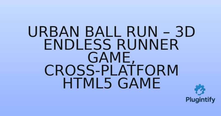 Read more about the article Urban Ball Run – 3D Endless Runner Game, Cross-Platform HTML5 Game