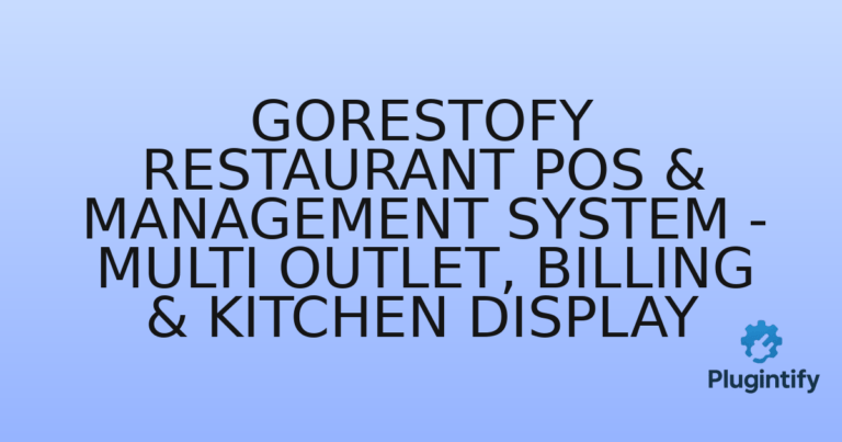 Read more about the article GoRestofy Restaurant POS & Management System – Multi Outlet, Billing & Kitchen Display