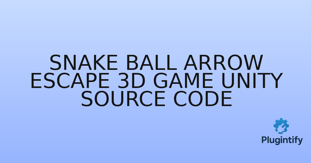 You are currently viewing Snake Ball Arrow Escape 3D Game Unity Source Code