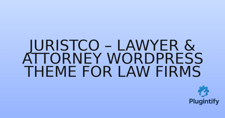 Read more about the article Juristco – Lawyer & Attorney WordPress Theme for Law Firms